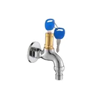 南方卫通全铜带锁龙头 带钥匙水龙头通用接口4分 NF-010 个