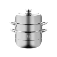 火象龙腾四海时来运转三层蒸锅30cm