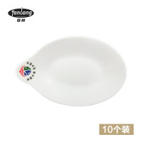 晏邦 密胺餐具 密胺盘 9寸 10个装 220*150*27mm 1件