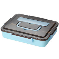 易铂饭盒餐盒304不锈钢四格饭盒YP-1210