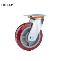 FIXOLID 枣红轮 万向轮4寸 个