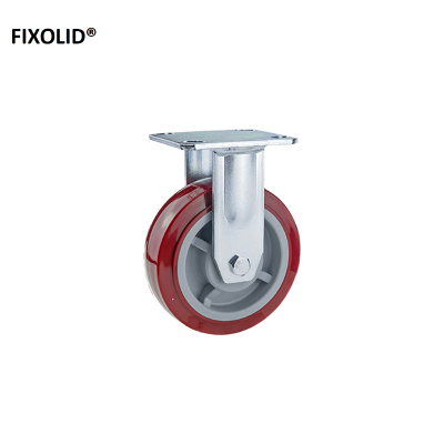 FIXOLID 枣红轮 定向轮5寸 个