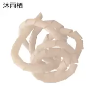 沐雨栖 缠绕管保护套 直径10mm约长10m白 卷