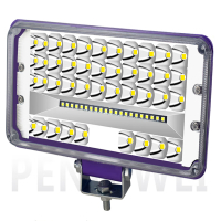 汽车照明 大货LED射灯 4寸方36珠散光