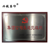 兴铁昌印 木托奖牌 40*60CM 块