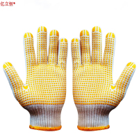 亿立恒 棉线点胶手套 均码 双