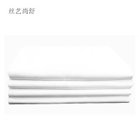 丝艺尚舒 纯棉床单 白色 1200x2300mm /条