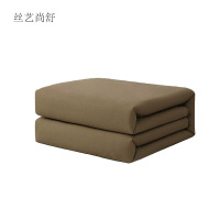 丝艺尚舒 棉被 新疆精品棉花棉被军绿色 2100x1800mm 2kg/条