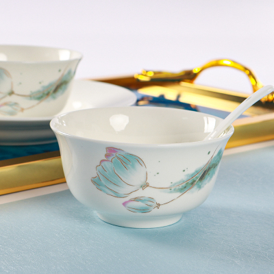 北国风光 36头骨瓷餐具陌上花开 TS-0036 套