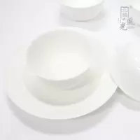 北国风光 骨瓷纯白6头餐具套装TS-BC-0006 套