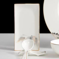 北国风光骨瓷摆台远上寒山TS-BT套