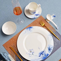 北国风光骨瓷摆台青荷TS-BT青荷