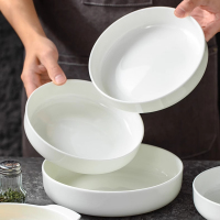 北国风光 骨瓷10英寸盘碟TS-BC-10英寸窝盘 个
