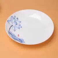 北国风光 骨瓷餐具14头青荷TS-0014 套