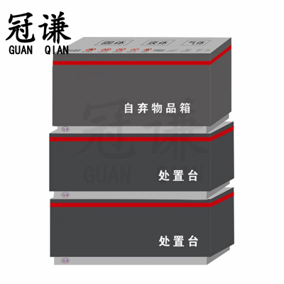 冠谦安检处置台组合台