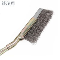 连瑞翔 直柄钢丝刷 不锈钢 铁把铁柄 刀刷 把