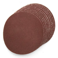 连瑞翔 圆砂纸 植绒砂纸片 4寸100mm 片