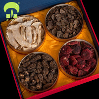 菌益 野生菌礼盒(松露+红菇+松茸+羊肚菌)山珍干货高端商务送礼