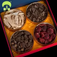 菌益 野生菌礼盒(松露+红菇+松茸+羊肚菌)山珍干货高端商务送礼