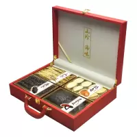 菌益山珍海味礼盒海参鲍鱼人参灵芝干货滋补品年货送长辈春节送礼