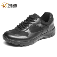 华夏盛锦作训鞋运动跑步鞋男女训练鞋HXSJ-Y008/双黑色
