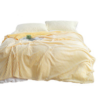 华夏盛锦 单层毛毯条纹雪花绒系列 200*230CM HXSJ-XW3014 条