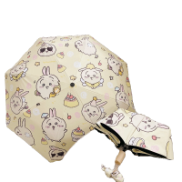 华夏盛锦(HUAXIASHENGJIN) 全自动雨伞女晴雨两用可爱太阳伞折叠遮阳伞防晒防紫外线 个