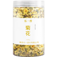 乐一香特级菊花(杭白菊)100g罐装