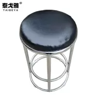 泰戈雅 不锈钢高脚凳园凳 高56cm宽38cm 个