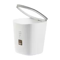 茶花 净悦压圈垃圾桶 10L /个