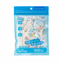 茶花Velvet 维特细滑牙线棒100枚 100枚/套
