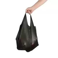 茶花 一大卷背心垃圾袋M150 45cm*60cm*150只/卷