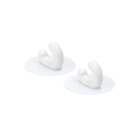 茶花 字母无痕粘钩2个装 9.6*20.5*3.55cm/个