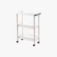 茶花 多纳可移动三层置物架 47.5*21.6*65cm/个