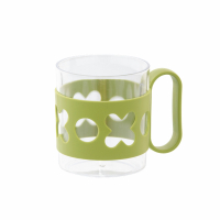 茶花 XO字母清透口杯450ml/个