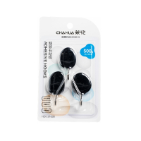 茶花 鹅卵石粘钩3个/套