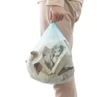 茶花 实用垃圾袋5卷装-M25平口式5卷(125+25只 40*50cm)/个