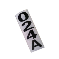 锐腾达 反光杆号牌 70*350mm 3M反光膜 块