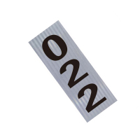 锐腾达 反光杆号牌 150*420mm 3M反光膜 块