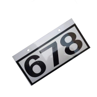 锐腾达 号码牌 360*180mm 铝板反光膜 双面 块
