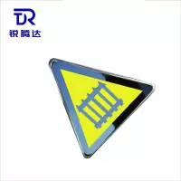 锐腾达 有人看守标志牌 600*600mm三角 铝板反光膜 配件 套
