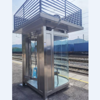 东松 不锈钢玻璃岗亭 2500mm*2100mm*1900mm 个