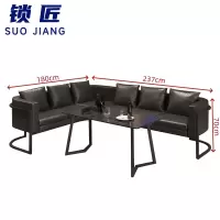 锁匠 沙发组合L型+茶几套