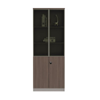 甘柔美文件柜两门书柜资料柜储物柜GRM-25LY-W08组