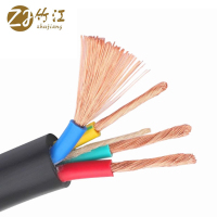 竹江 橡套软电缆 YC4*1.0 额定电压450/750V 米