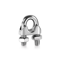 璐盐 不锈钢钢丝绳卡头夹头 M30 个