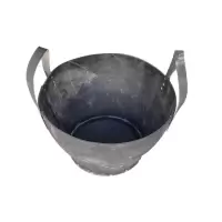 璐盐 皮灰斗 抬筐 φ40cm 个