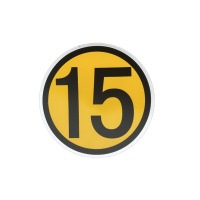 途务 减速牌 限速慢行牌限速标 15公里 块