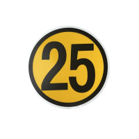 途务 减速牌 限速慢行牌限速标 25公里 块