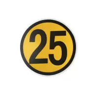 途务 减速牌 限速慢行牌限速标 25公里 块